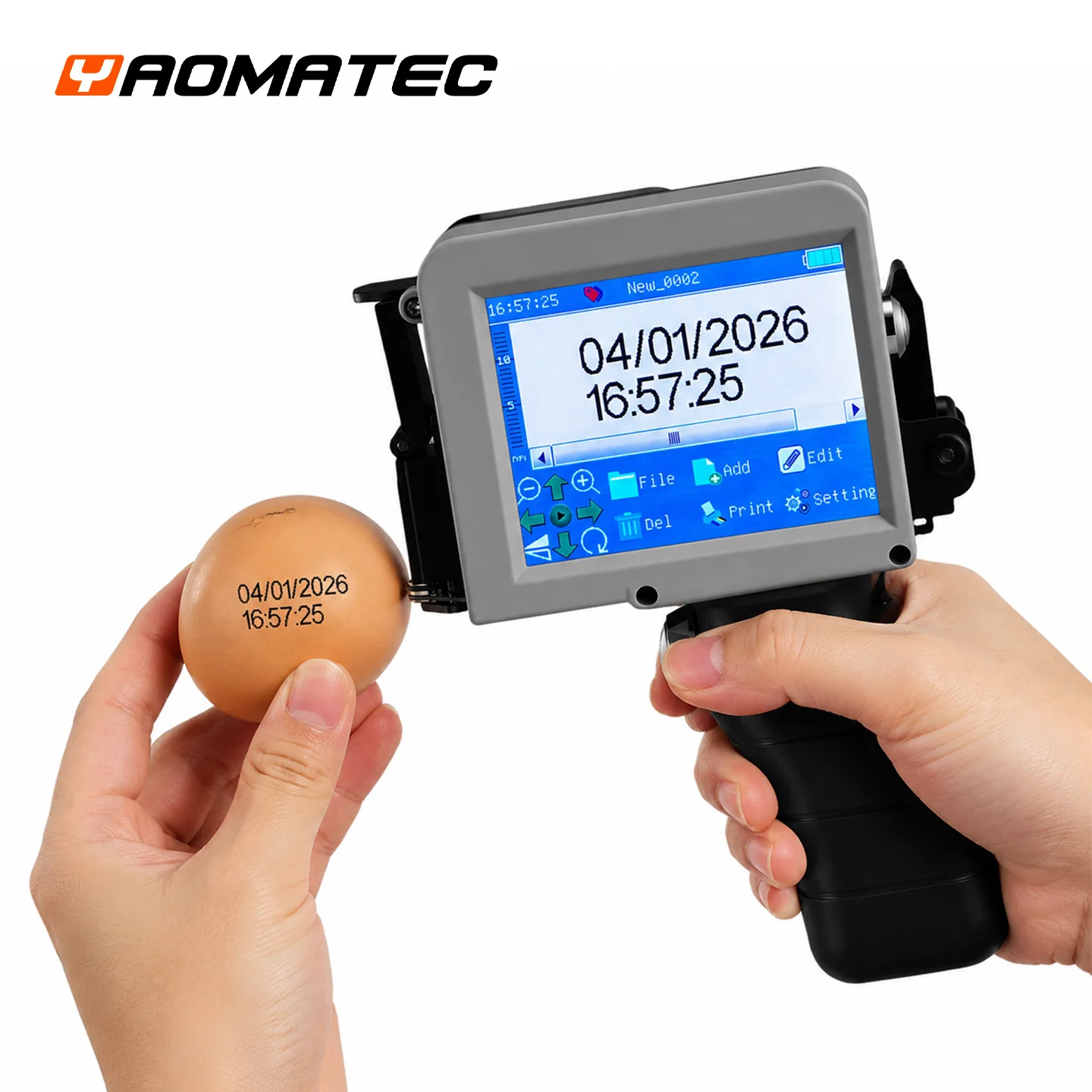 

Yaomatec M5 Factory Wholesale Price 12.7mm Portable Mini Inkjet Printer Handheld Batch Coding Machine for Bottle Can Printing
