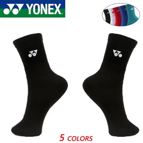 1/5 쌍 YONEX 남성용 여성용 양말 농구 스포츠 사이클링 축구 양말 수분 흡수 러닝 피트니스 배드민턴 양말