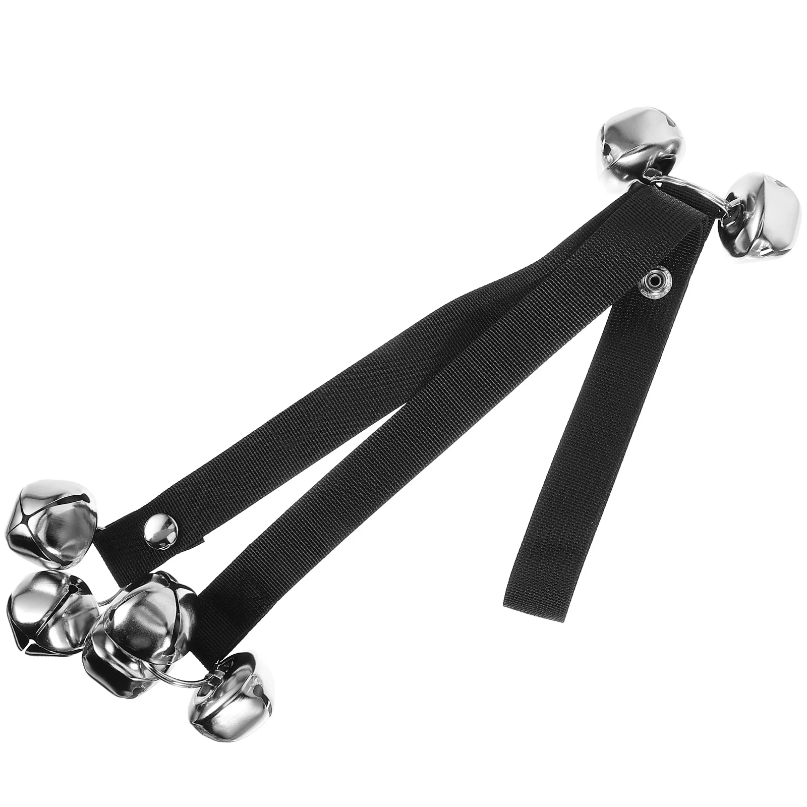 

Stainless Steel Dog Bell Rope For Door Pet Training Tool Doorbell Strap Crisp Tone Comfortable Harness Pet Accessory