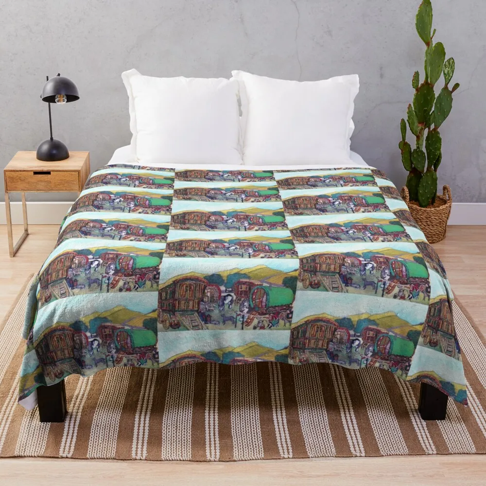

Gypsy Life Throw Blanket Color Fast Cozy Throw Blanket