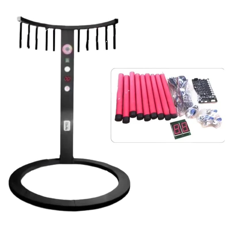 ROLK New Design Coin Operated Game  hine Reaction Challenge Catch Stick Indoor Sport Amusement With Metal and Plastic Material