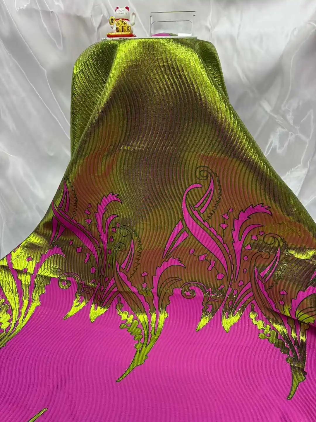 

African Brocade Tulle Lace Fabric 2025 Luxury Nigerian French Jacquard for Sewing Party Dresses New Style