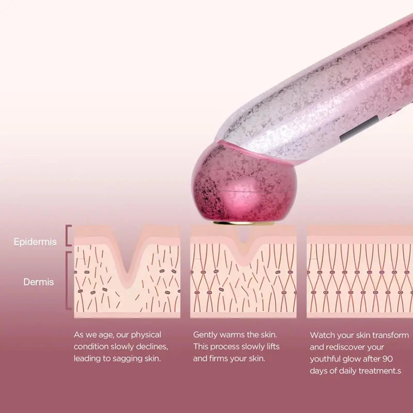 LCD Gezicht Schoonheid Apparaat Nek Huidverzorging Gezichtsmassager Hoge Frequentie Trillingen Vrouwen Mannen Gift