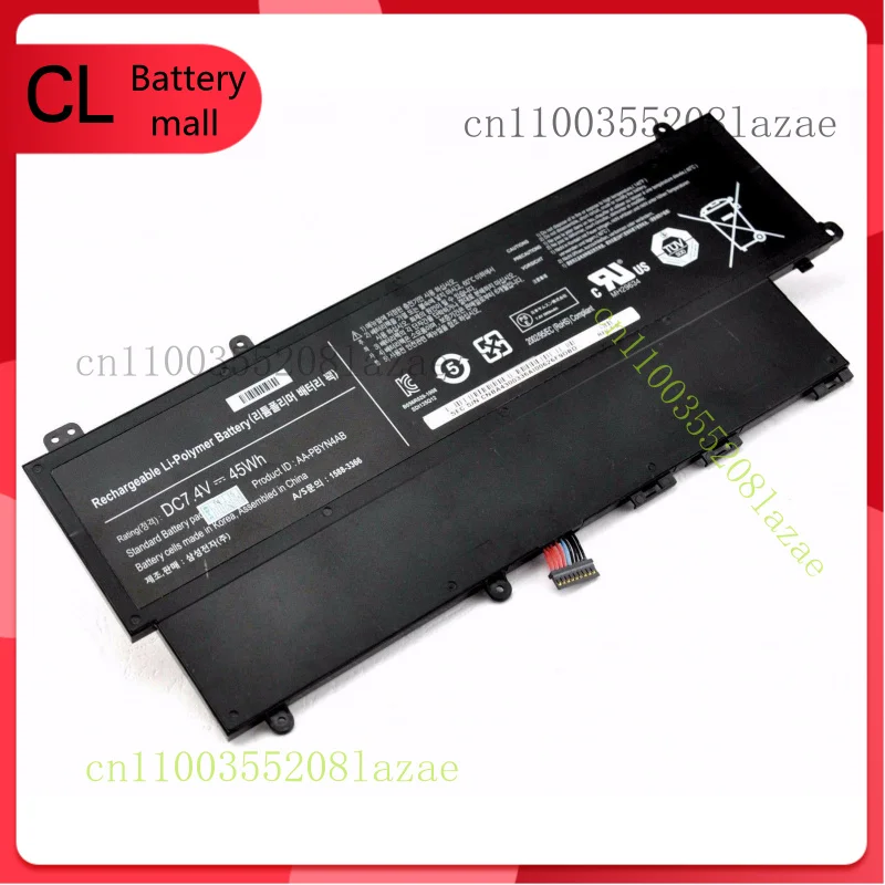 Nueva batería AA-PBYN4AB genuina de 7,4 V 45Wh para Samsung UltraBook NP530U3C NP530U3B