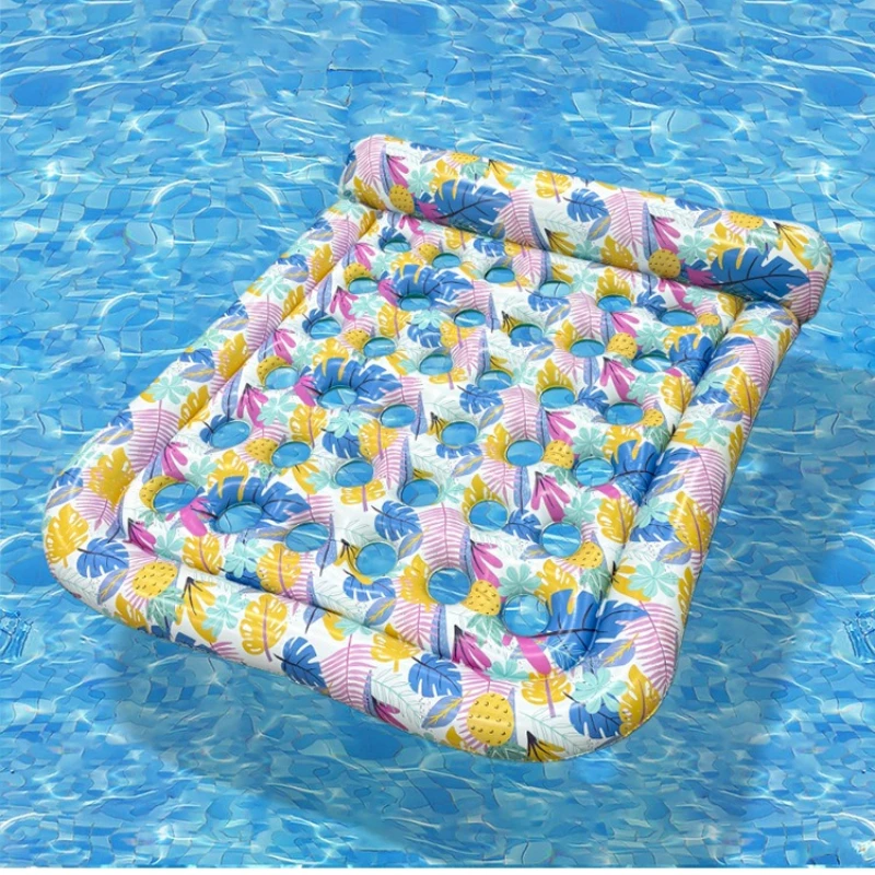 Double-person Inflatable Seatings Summer Thick Floating Inflatable Seatings Water Outdoor Furniture Suelos Inflables ZY40CQZJ