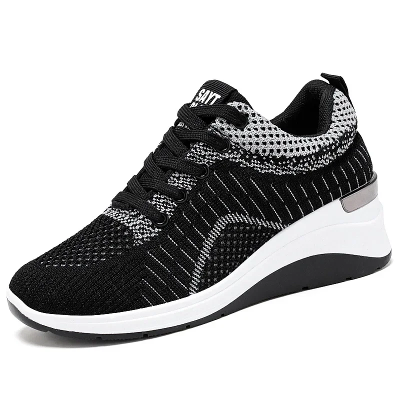 Womens Breathable Orthopedic Sneakers Lightweight Arch Support Running Shoes Wedge Non Slip Outdoor Tennis Gym Workout Walking