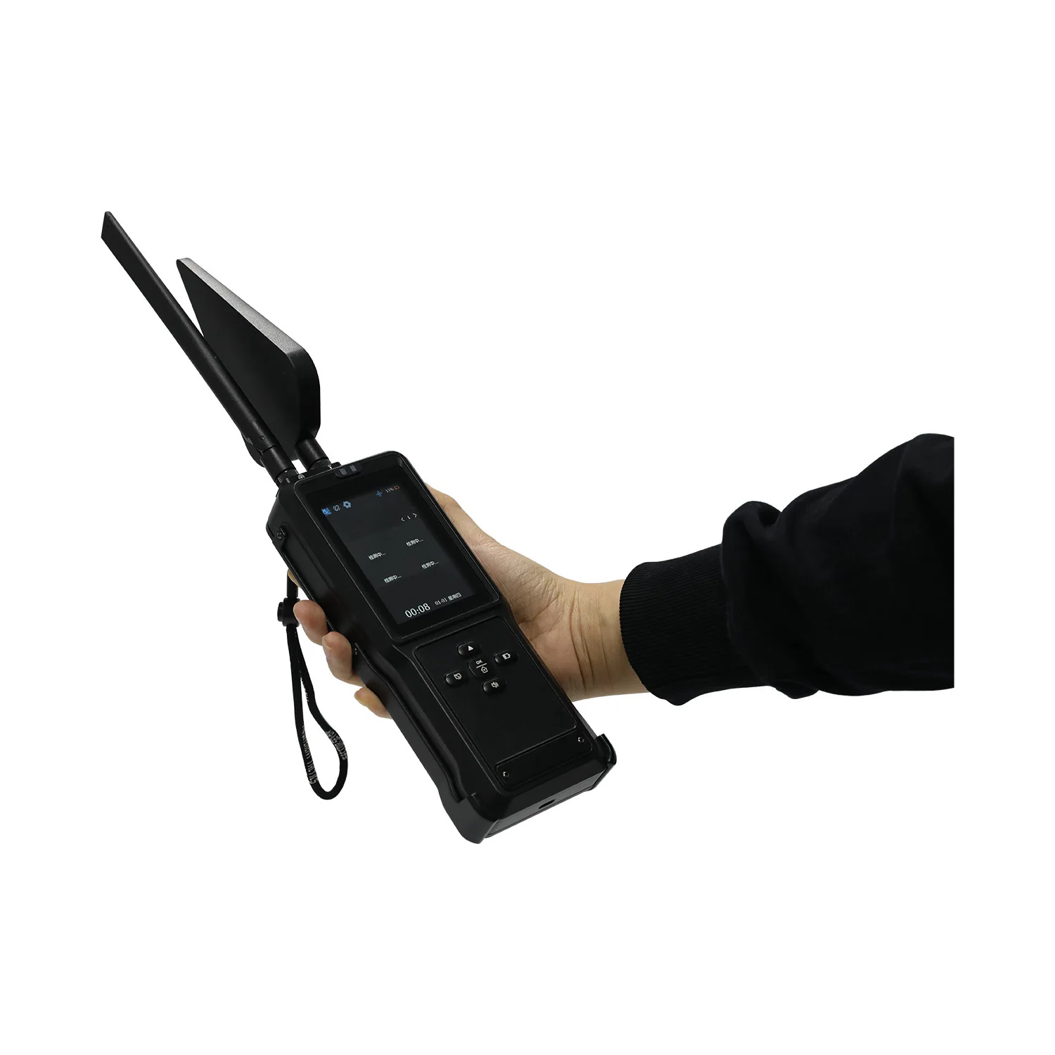 Wearble FPV Detector 2.4G 5.8G Alarm System IP65 With Direction Finding Antenna Body-Worn Device C-UAS Handheld Detect