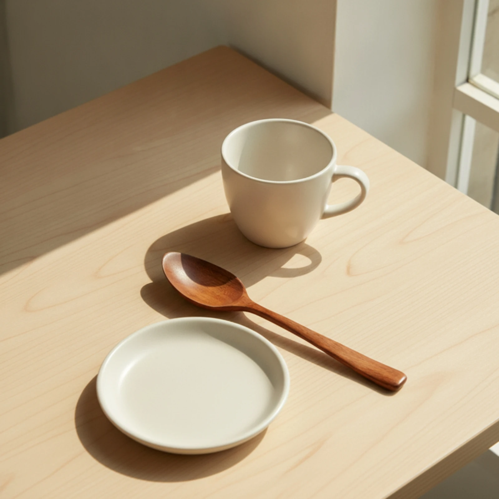 Wooden Spoon Polished Wooden Serving Spoon Spoons Hand-Carved Kitchen Utensils Smooth