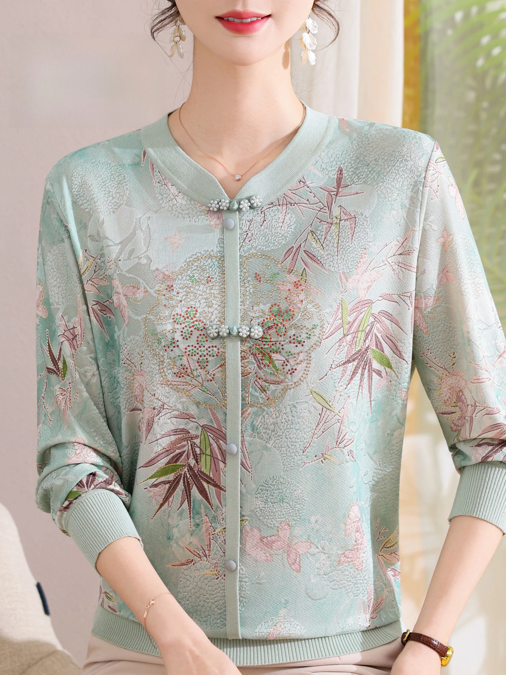Nieuw Chinees stijl gebreid di - Women Fashion Over 60 recensie en prijs