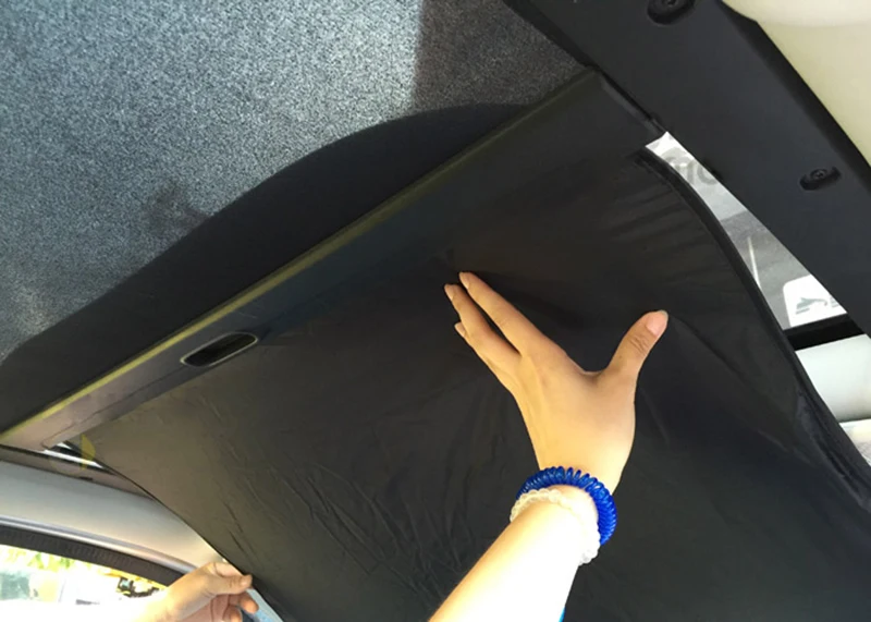 Auto Sunroof Sunshade Car Interior Curtain Black For Smart 451 Fortwo Smart 453 Fortwo Car Styling Accessories