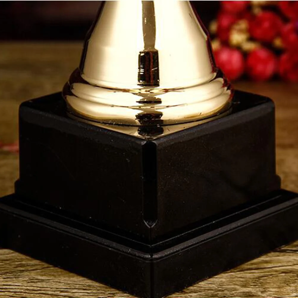

1Pcs Metal Trophy Golden Cup Design Award for Sports Competition School Tournament Ceremony 36.5cm Game Basketball