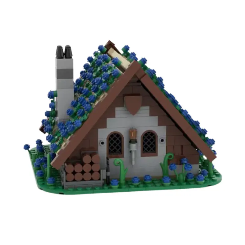 Small particle assembly building blocks MOC-133471 679pcs building construction toy three-dimensional model gift puzzle DIY orna