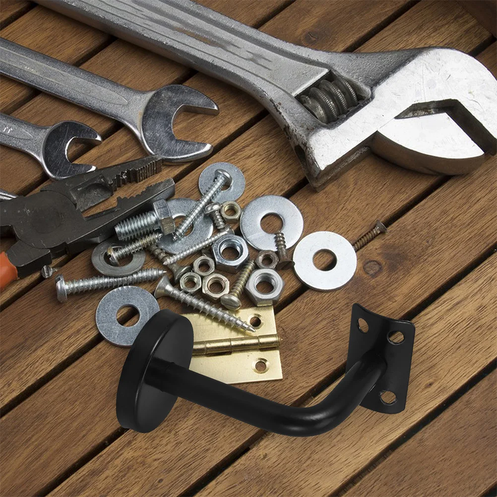 

2Pcs Stainless Steel Handrail Wall Brackets Solid Stair Rail Support Staircase Mount Fixed Railing Bracket Rail Support Bracket