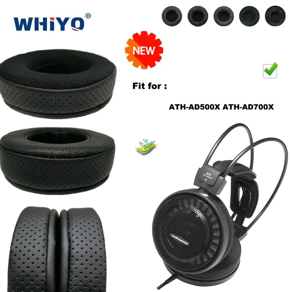 Replacement Ear Pads for ATH-AD500X ATH-AD700X Headset Parts Leather Cushion Velvet Earmuff Headset Sleeve Cover