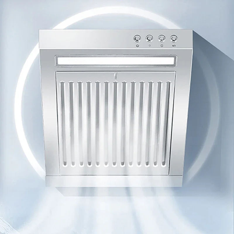 380mm mini exaustor de aço inoxidável inteligente exaustor de fumaça exaustor de chaminé para cozinha