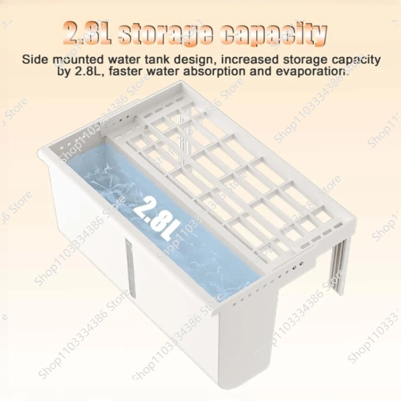 Radiator Humidifier Water Container Hot Evaporative Heater Watering Storage Box Anti-bacterial, Silent and Fog-free 2.8L/5.6L
