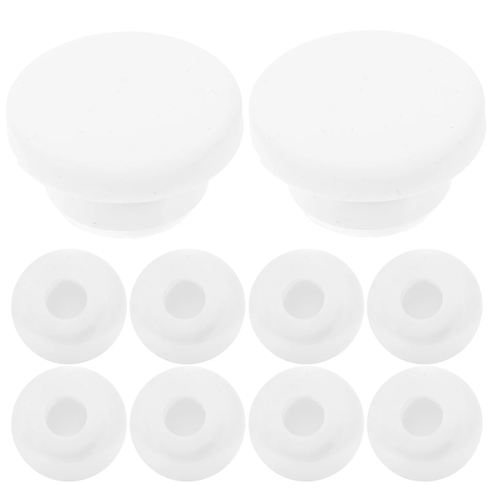 

10pcs Bathroom Plug Anti-Leak Basin Overflow Ring Durable Plastic Replacement Sink Hole For Ceramic Basin Kitchen Sinks Bathroom