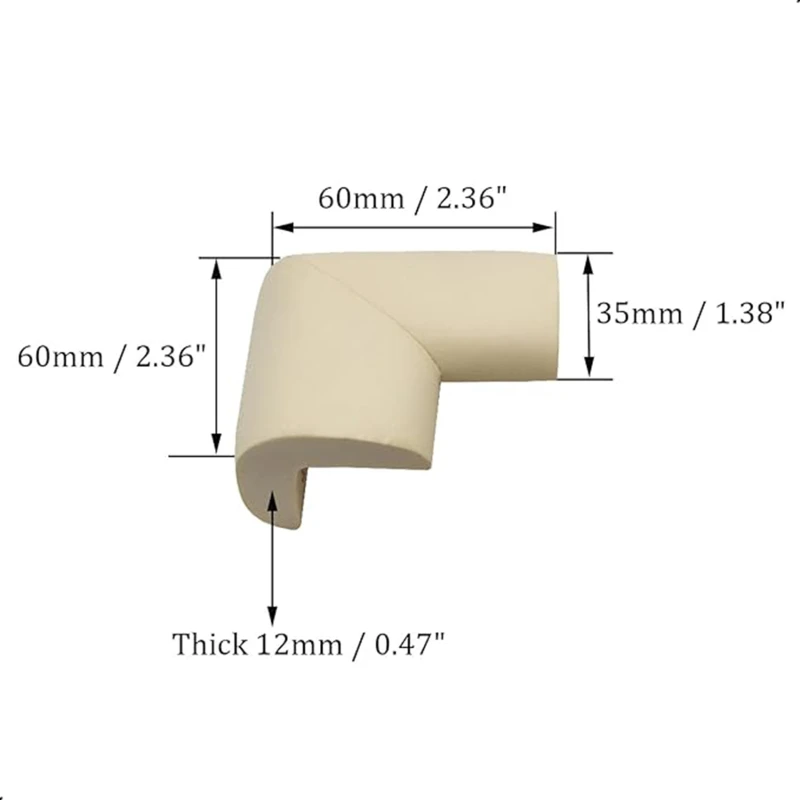 4pcs Children Protection Corner 60*60mm Baby Safe Corner Protector Thickened Widened Edge Guards Anticollision Protection Pads