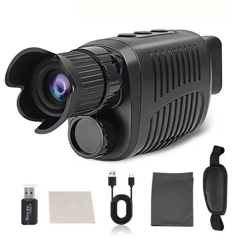 

Monocular Night Vision Device 1080P HD Infrared Camera 5X Digital Light Zoom Hunting Telescope Outdoor Search Full Darkness 300m