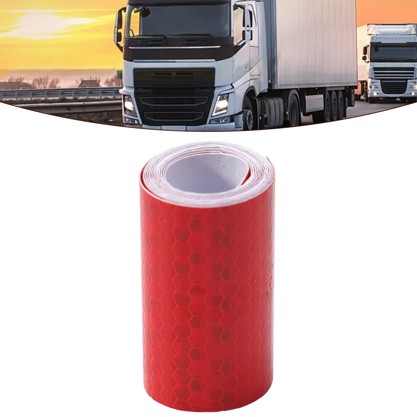 1pc Car Reflective Stickers Safety Strip Sticker For Dark Night / Raining Day Motorcycle Reflect Strip High Quality