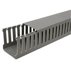 PVC Electrical Cable 4m Trunking Size Solid Wall Wiring Ducts Narrow Slot Wire Duct with Competitive Price 30*30mm