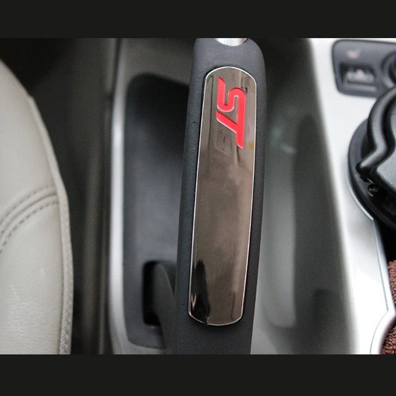 My Good Car  ABS Car Handbrake Cover Hand Brake Trim Sticker Case For Ford Kuga Escape 2012 2013 2014 2015 2016 Accessories