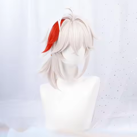 Genshin Impact Cosplay Kaedehara Kazuha Cos Accessories Animation Game Wig Cosplay False Hair Style