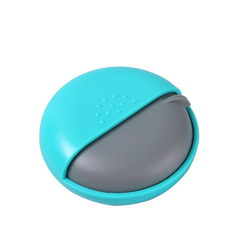 الملونة المحمولة جولة الدورية مقصورة واحدة الطب السفر سماعة لف صندوق تخزين صغير لطيف منظمة المنزل