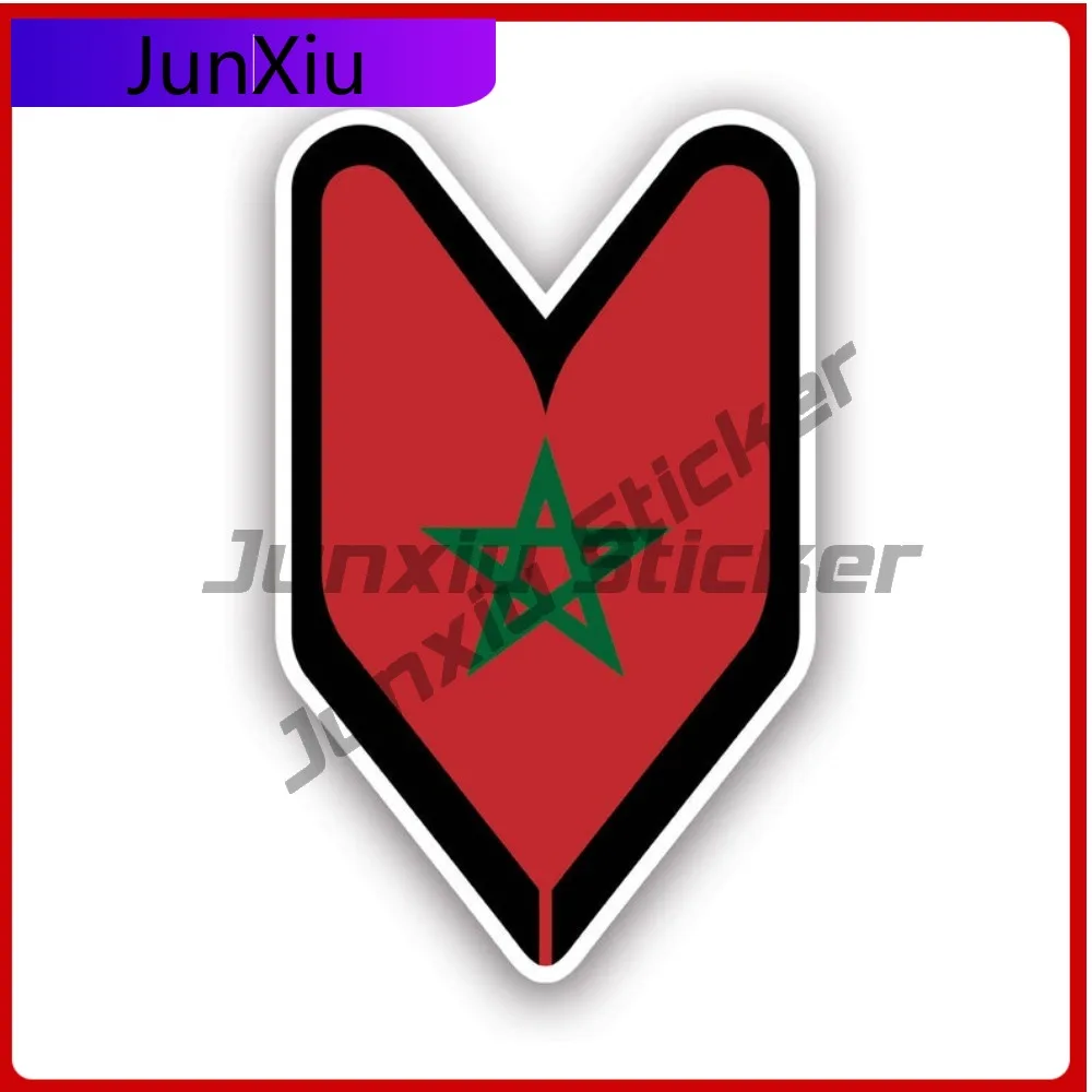 

Moroccan Driver Badge Sticker Creative Decals Safety Warning Car Sticker Vinyl Decal Waterproof Durable Color Lasting For Car