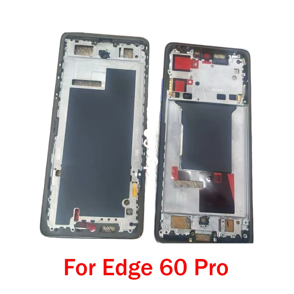 モトローラモトエッジ-60-プロ用ミドルフレーム-lcd-フロントフレームハウジングベゼル修理部品