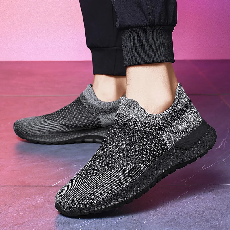 Shoes Men's 2022 Leisure Sports Shoes Men's Walking Breathable Anti-skid and Wear-resistant Loafers Breathable Running Shoes
