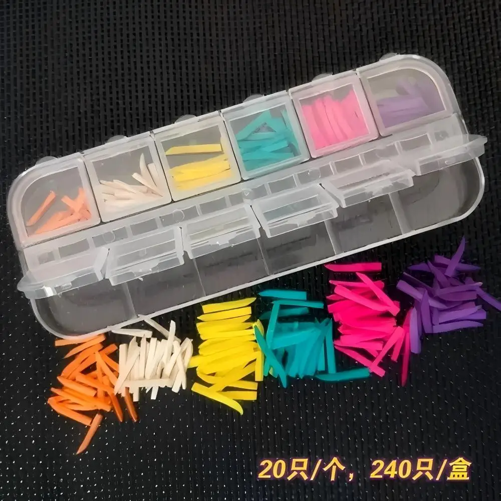 240pcs/Set Dental Disposable Interdental Wedges - Wooden Contoured Design for Composite Restoration | Odontologia Supplies