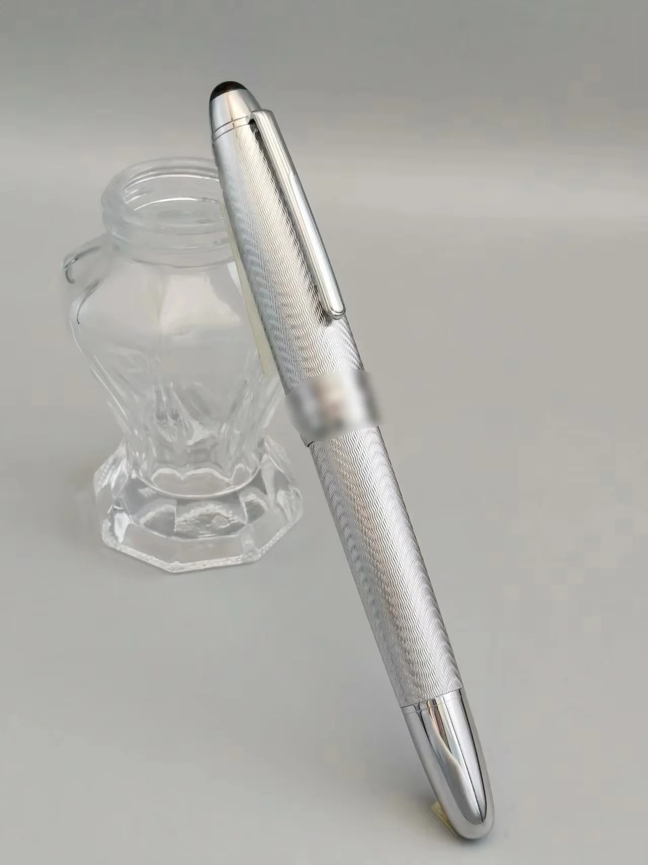 Lemon M8 Metal Piston Ink Calligraphy Fountain Pen Soft Blade Long Knife Business Pen Nib Hand-Polished Writing Stationery Gift