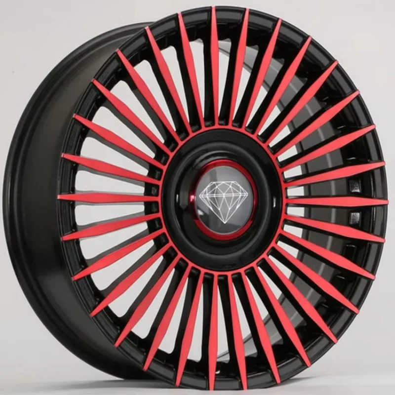 17x7.5 Inch 5 Hole Aluminum Alloy Rim Wheel Hub for Home Car Customizable Size Available