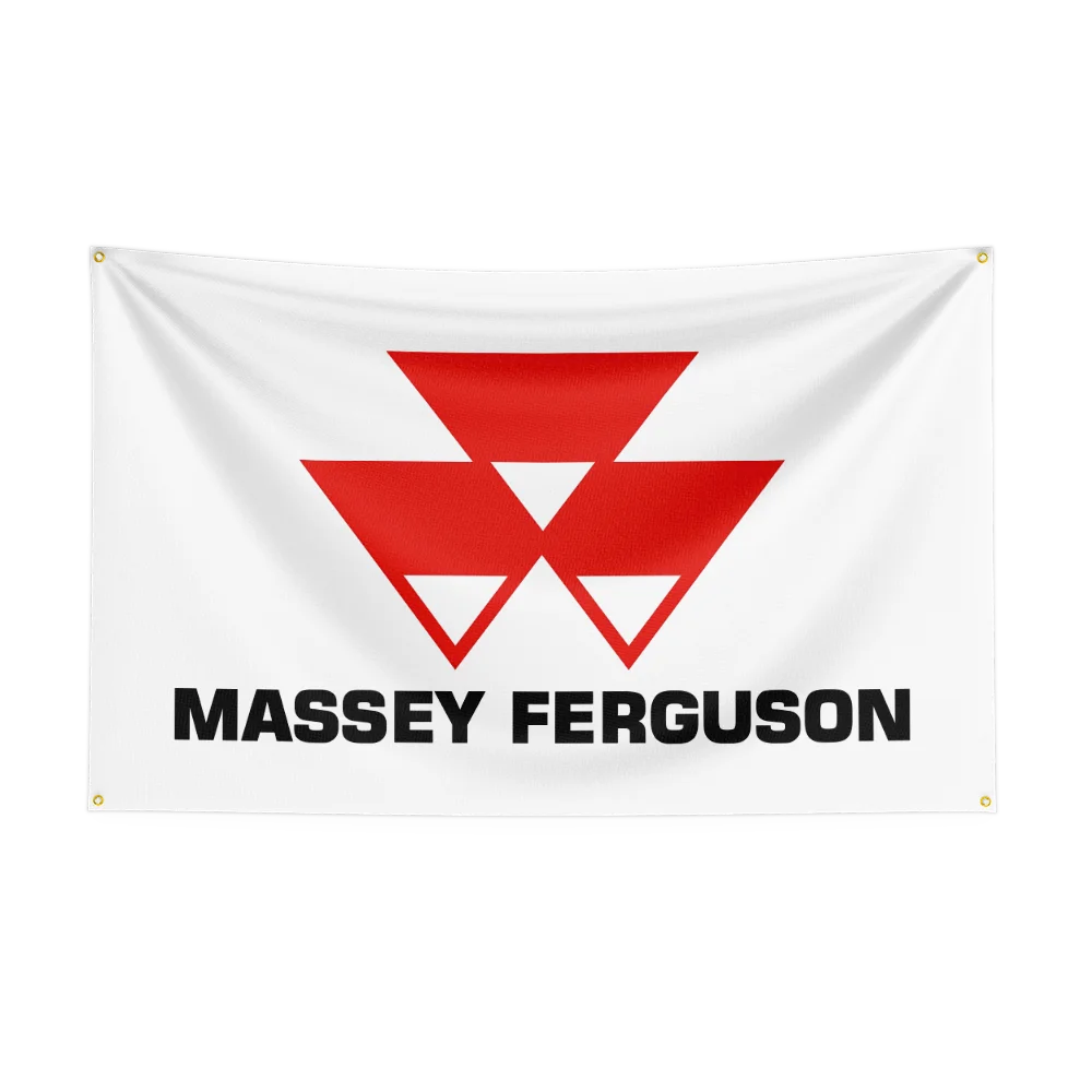 90x150CM TRACTORS-M-Massey Fergusons Agriculture Flag Polyester Printed Excavator Banner For Decor MF