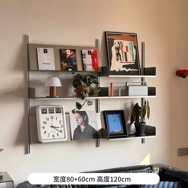 Simple Wall Wall Shelf Set, Stainless Steel Shelf, Modular Shelf Set