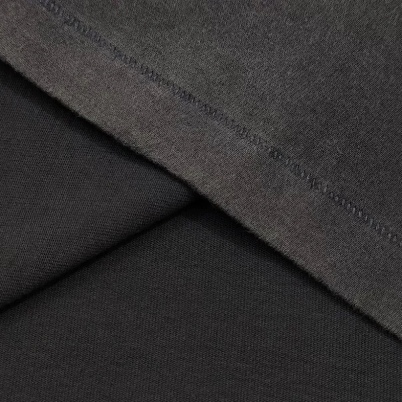 Vintage Black Saint T Shirt Clown Print Men Women Casual Loose Washed Do Old Round Neck Long-sleeved Tee