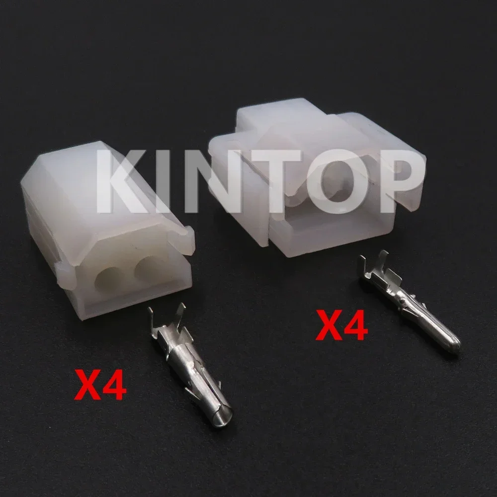 1 Set 4 Pins AC Assembly Automobile Plastic Housing Unsealed Connector Car Male Plug Female Socket Auto Cable Harness Adapter - Detail 1