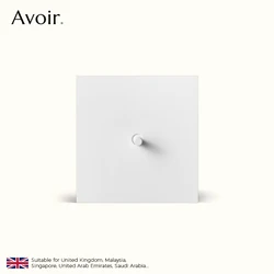 Avoir White Wall Light Switches Home Improvements Lever Switch 220V Dimmer Switch Light USB Wall Socket UK Plug Toggle Switches