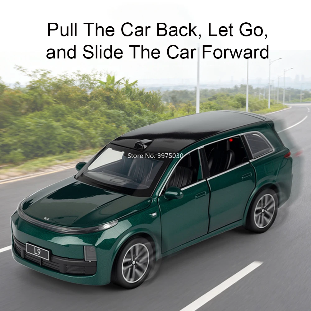 1:32 liga fundida líder ideal l9 modelos brinquedos carros luz música puxar para trás veículos 6 portas abertas carro em miniatura crianças presentes de natal