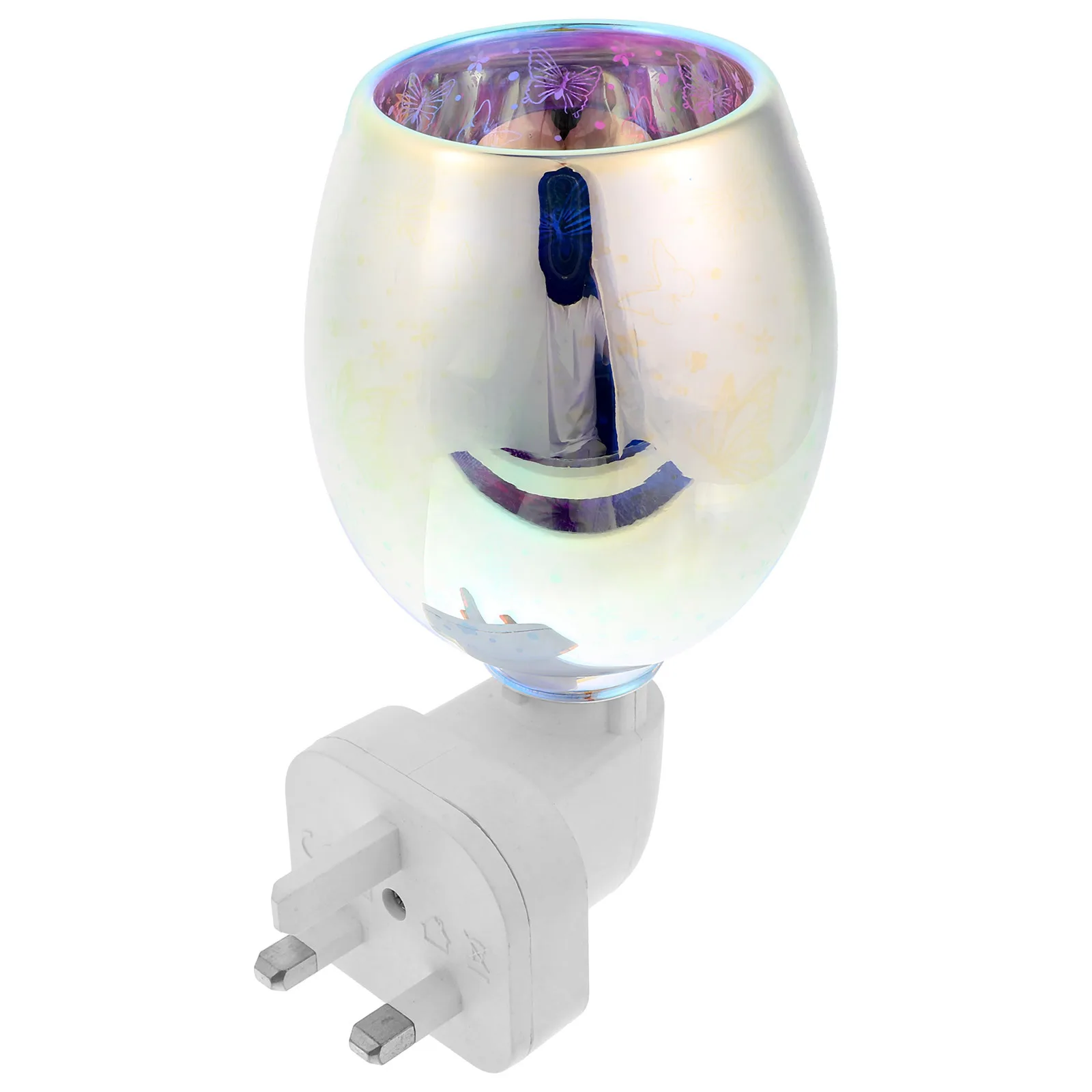 1Pcs 3D Colorful Wax Melting Lamp Fragrance Aroma Diffuser Night Light for Home Decor Romantic Spa Yoga Room Party Vibe