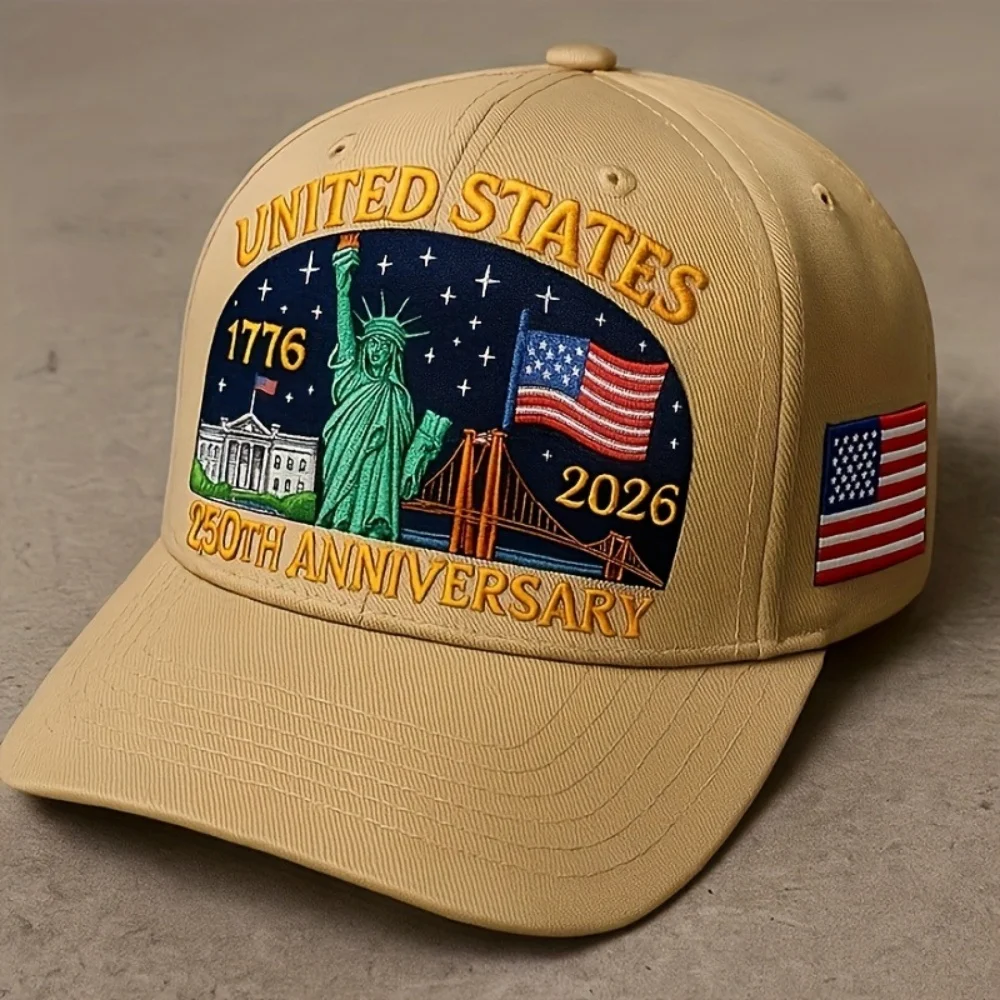 Кепка-к-250-летию-США-хлопковая-бейсболка-с-принтом-орла-США-регулируемая-в-стиле-ретро-патриотическая-для-мужчин-и-женщин