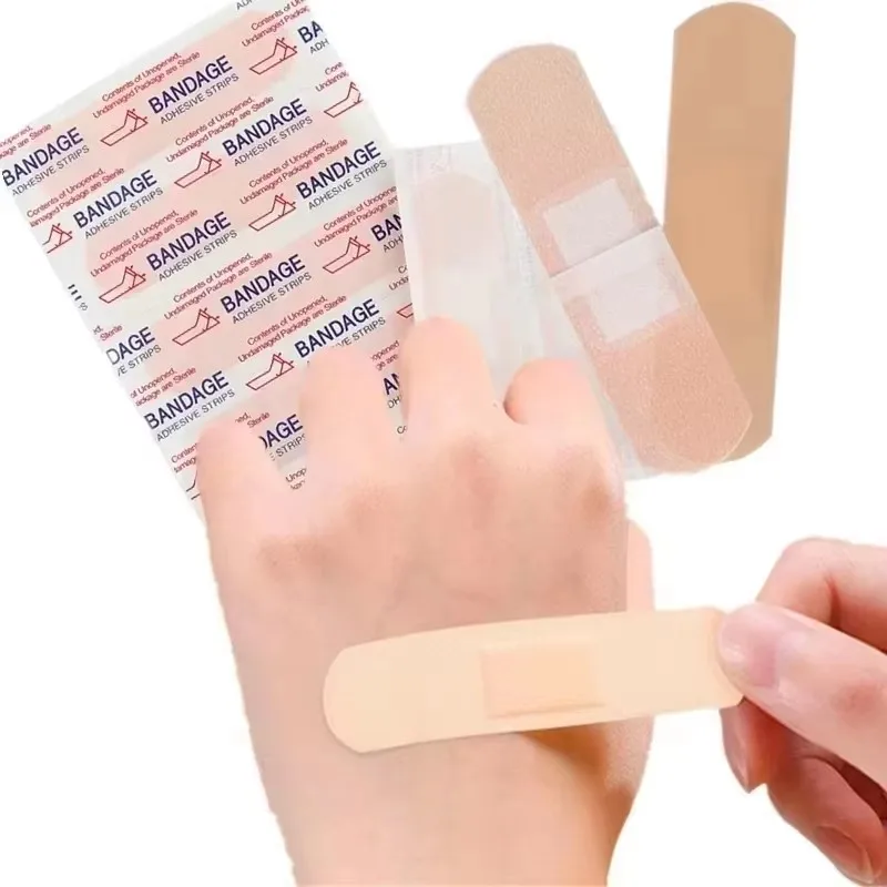 100-700PCS Breathable Band Aid Waterproof Bandage First Aid Wound Dressing Medical Tape Wound Plaster Emergency Kits Bandaids