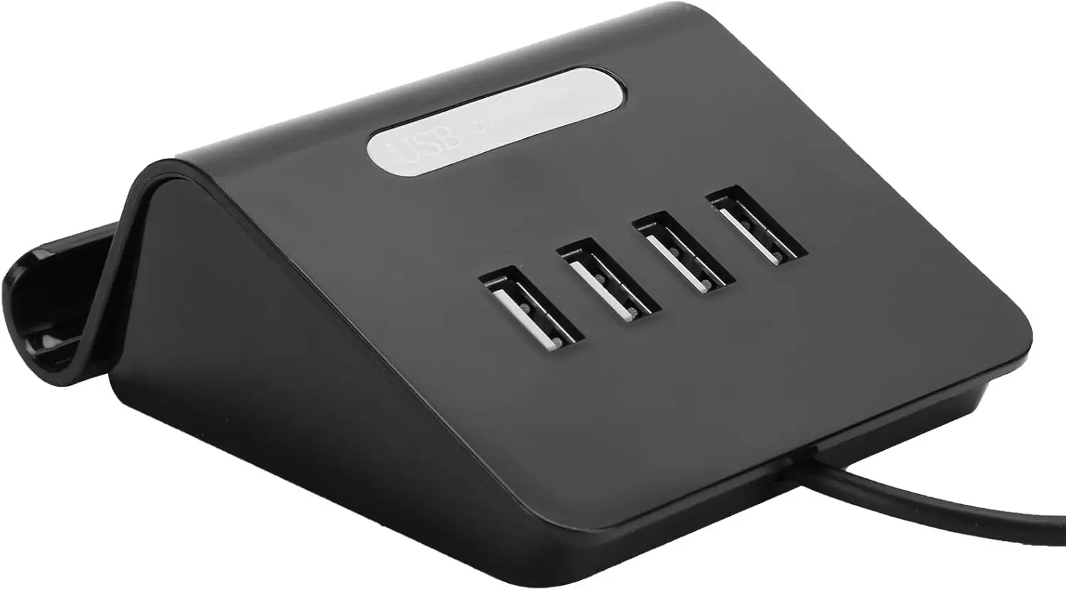 Soporte de interfaz USB de carga con concentrador de 4 puertos, adaptador de corriente, cargador móvil, soporte para póster, fuente de enchufe, cargador, batería de alimentación C