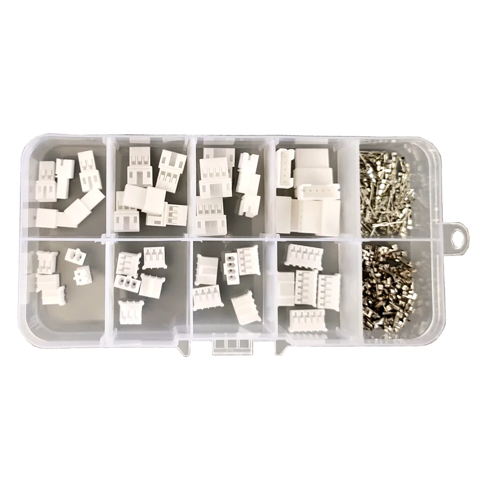 180pcs PH Plug Male & Female JST Aerial Docking PH2.0 2p 3p 4p 5 Pin 2.0mm Wire Cable Connector for Battery Charging Cable DIY