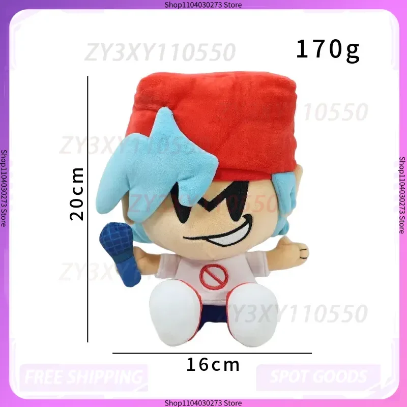 دمية Fnf Nene Pico Darnell من القطيفة ليلة الجمعة Funkin لعبة محشوة ناعمة هدية وسادة شخصية