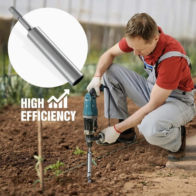 SDS-Plus Ground Rod Driver For 5/8Inch & 3/4Inch Rods - Durable And Professional,SDS Plus Hammer Drills Durable