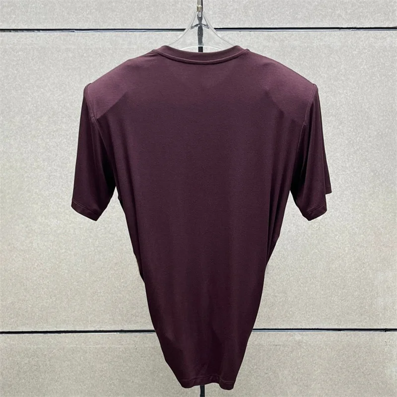 women's t-shirt New elastic knitted slim fit short sleeved top for summer 2026 round neck pullover button flower crop top corset