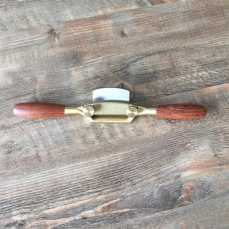 Spoke Shave Round - 木工用ハンドプレーナー スポークシェーブ ブロンズ製 平型と丸型ソール - 精密木工用モデル