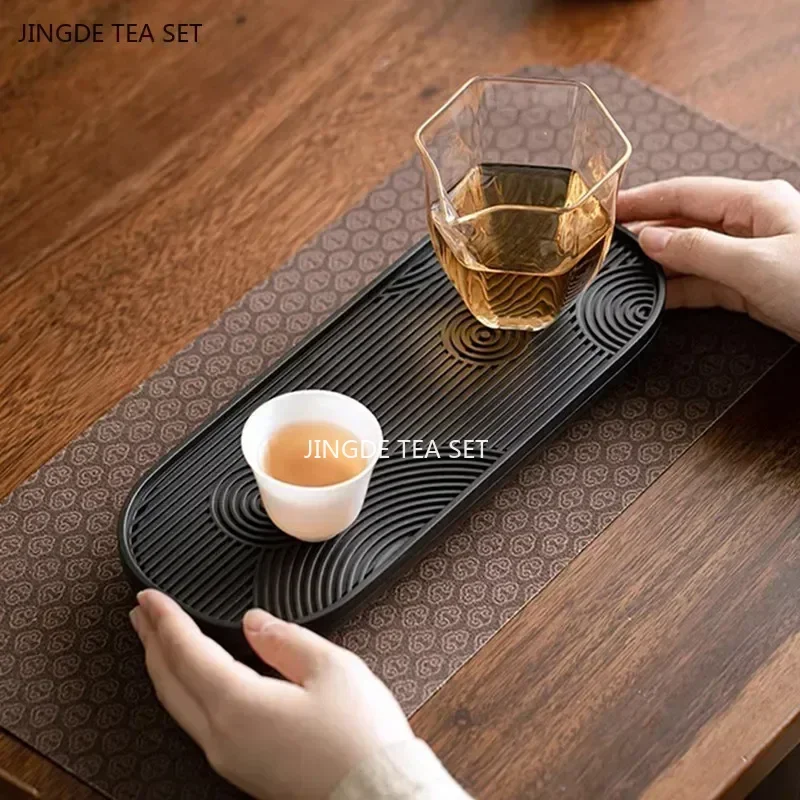 Melamine Water Storage Type Tea Tray Chinese Tea Accessories Home Tea Sea Teapot Trays Decorative Teaware Supplies